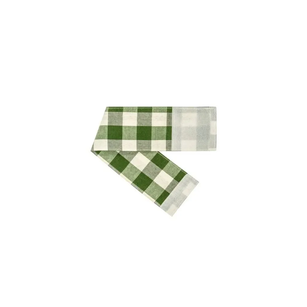 PowerSellerUSA French Door Curtain, Elegant Buffalo Plaid Curtains for Front